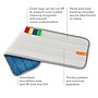 Coastwide Professional™ Economy Microfiber Wet Mop Pad, 5.39" x 18", Blue (CW61067-CC)~#|#~s1223861_sc7