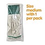 Coastwide Professional™ Looped-End Wet Mop Head, Medium, Cotton, 5" Headband, White (CW57749)~#|#~s1223922_sc7
