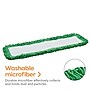 Coastwide Professional™ Looped-End Dust Mop Head, Microfiber, 24" x 5", Green (CW56770)~#|#~s1224033_sc7