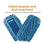 Coastwide Professional™ Looped-End Dust Mop Head, Cotton, 36" x 5", Blue (CW56760)~#|#~s1224049_sc7