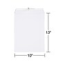 Staples Gummed Catalog Envelopes, 10"L x 13"H, White, 100/Box (295840N)~#|#~s1224473_sc7