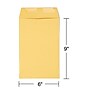 Staples Gummed Kraft Catalog Envelopes, 6" x 9", Brown, 500/Box (ST381944-CC)~#|#~s1224483_sc7