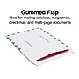 Staples First Class EasyClose Catalog Envelopes, 10" x 13", White with Green Diamond Border, 100/Box (SPL486930)~#|#~s1224517_sc7