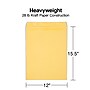 Staples Self Seal Kraft Catalog Envelopes, 12" x 15.5", Brown, 100/Box (534826/17102)~#|#~s1224545_sc7