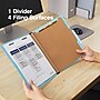 Staples® Recycled Pressboard Classification Folder, 1-Dividers, 1 3/4" Expansion, Letter Size, Light Blue, 20/Box (ST614424-CC)~#|#~s1224605_sc7