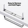 Staples Prong Fastener Compressors, 2.75"W, Silver, 100/Pack (44411)~#|#~s1225544_sc7