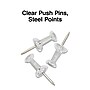 Staples Push Pins, Clear, 100/Pack (10540-CC)~#|#~s1225573_sc7