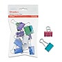 Staples® Medium Binder Clips, 0.63" Capacity, Assorted Colors, 15 Clips/Pack (ST21372)~#|#~s1225643_sc7