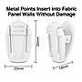 Staples Cubicle Clips, White, 20/Box (33455)~#|#~s1225691_sc7