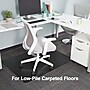 Staples® Carpet Chair Mat, 36" x 48'', Low-Pile, Black (26991)~#|#~s1225761_sc7