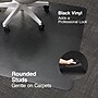 Staples® Carpet Chair Mat, 36" x 48'', Low-Pile, Black (26991)~#|#~s1225762_sc7