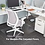 Staples® Carpet Chair Mat, 36" x 48'', Medium-Pile, Clear (28591)~#|#~s1225777_sc7