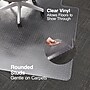 Staples Carpet Chair Mat, 45" x 53'', Low-Pile, Clear (27014-US/CC)~#|#~s1225807_sc7