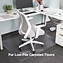 Staples Carpet Chair Mat, 45" x 53'', Low-Pile, Clear (27014-US/CC)~#|#~s1225811_sc7