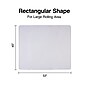 Staples® Carpet Chair Mat, 45" x 53'', Medium-Pile, Clear (28592)~#|#~s1225828_sc7