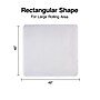 Staples® Carpet & Hard Floor Chair Mat, 46" x 48" Medium-Pile, Clear (28816)~#|#~s1225860_sc7