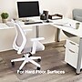 Staples Hard Floor Chair Mat with Lip, 45" x 53'', Clear (20231-CC)~#|#~s1225866_sc7