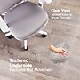Staples Hard Floor Chair Mat with Lip, 45" x 53'', Clear (20231-CC)~#|#~s1225896_sc7