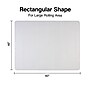 Staples Hard Floor Chair Mat, 46" x 60'', Clear (20230-CC)~#|#~s1225952_sc7