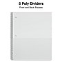Staples® Accel 5-Subject Notebook, 8.5" x 11", College Ruled, 200 Sheets, Assorted Colors (ST15761D)~#|#~s1226829_sc7