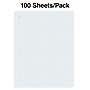 Staples Graph Ruled Filler Paper, 8.5" x 11", White, 100 Sheets/Pack (TR25139)~#|#~s1226850_sc7