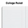 Staples Premium Composition Notebook, 7.5" x 9.75", College Ruled, 100 Sheets, Assorted Colors (TR58341)~#|#~s1226851_sc7