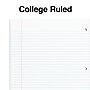 Staples Premium 1-Subject Notebook, 8.5" x 11", College Ruled, 100 Sheets, Red, 12 Notebooks/Carton (ST20952CT)~#|#~s1226980_sc7