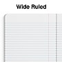 Staples® Composition Notebooks, 7.5" x 9.75", Wide Ruled, 100 Sheets, Black/White Marble, 4/Pack (ST58369)~#|#~s1226981_sc7