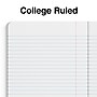 Staples 1-Subject Composition Notebooks, 7.5" x 9.75", College Ruled, 100 Sheets (ST55063C)~#|#~s1227386_sc7