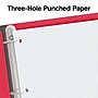 Staples Graph Ruled Filler Paper, 8.5" x 11", White, 100 Sheets/Pack (TR25139)~#|#~s1227390_sc7