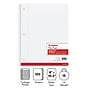 Staples® College Ruled Filler Paper, 8" x 10.5", White, 120 Sheets/Pack (ST37427D)~#|#~s1227391_sc7