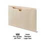 Staples Reinforced File Jacket, Legal Size, Manila, 100/Box (TR418210)~#|#~s1227707_sc7