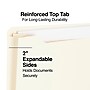 Staples Reinforced File Jacket, 2" Expansion, Legal Size, Manila, 50/Box (TR440374)~#|#~s1227714_sc7