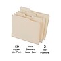 Staples Heavyweight File Folders, 1/3-Cut Tab, Letter Size, Manila, 50/Box (ST56677-CC)~#|#~s1227789_sc7