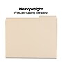 Staples Heavyweight File Folders, 1/3-Cut Tab, Letter Size, Manila, 50/Box (ST56677-CC)~#|#~s1227790_sc7