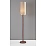 Adesso Hamptons 65"H Walnut Floor Lamp with Cylindrical Shade (3338-15)~#|#~sp100028431_sc7