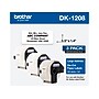 Brother DK-1208 Large Address Paper Labels, 3-1/2" x 1-4/10", Black on White, 400 Labels/Roll, 3 Rolls/Box (DK-12083PK)~#|#~sp100032047_sc7