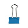 JAM Paper Colored Small Binder Clips, 3/8" Capacity, Blue, 25/pack (334BCBU)~#|#~sp100189078_sc7