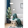 Adesso® Piedmont 71"H Brushed Steel 300W Torchiere Floor Lamp with Reading Light and White Plastic Shades (7202-22)~#|#~sp100563118_sc7