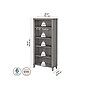 Bush Furniture Somerset 65"H 5-Shelf Bookcase with Adjustable Shelves, Platinum Gray Laminate (WC81265)~#|#~sp101211895_sc7