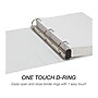 Samsill Earth's Choice Biobased Heavy Duty 1 1/2" 3-Ring View Binders, D-Ring, White (19857)~#|#~sp101294985_sc7