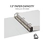 Samsill Earth's Choice Biobased Heavy Duty 1 1/2" 3-Ring View Binders, D-Ring, White (19857)~#|#~sp101294988_sc7