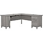 Bush Furniture Somerset 72"W L Shaped Desk with Storage, Platinum Gray (WC81210K)~#|#~sp101295354_sc7