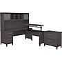 Bush Furniture Somerset 72"W 3 Position Sit to Stand L Shaped Desk with Hutch and File Cabinet, Storm Gray (SET016SG)~#|#~sp101295401_sc7