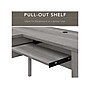Bush Furniture Somerset 60"W L Shaped Desk with Storage, Platinum Gray (WC81230K)~#|#~sp101401301_sc7