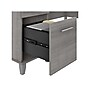 Bush Furniture Somerset 60"W L Shaped Desk with Storage, Platinum Gray (WC81230K)~#|#~sp101401304_sc7