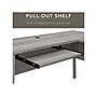 Bush Furniture Somerset 72"W L-Shaped Desk with Hutch, Lateral File Cabinet and Bookcase, Platinum Gray (SET012PG)~#|#~sp101401591_sc7