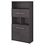 Bush Business Furniture Office 500 70"H 5-Shelf Bookcase with Doors, Storm Gray (OFB136SG)~#|#~sp101402960_sc7