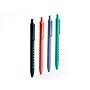 Poppin Work Happy Retractable Gel Pens, Fine Point, Black Ink, 4/Pack (106639)~#|#~sp101510011_sc7