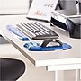 Fellowes Crystals Gel Wrist Rest, Blue (91137)~#|#~sp102487981_sc7